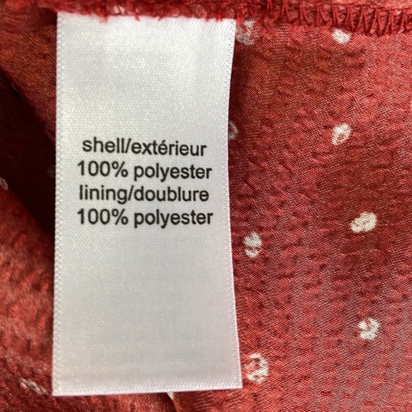 Maurices Polka Dot Ruched Peplum Tank Top - Picture 7 of 7